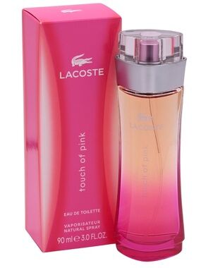 Lacoste Touch of Pink Women's Eau de Toilette - Pink and Silver Accents